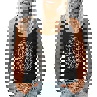 Sacred Geometry Mushroom Mathematicians Spiritual Nature Women Tank Top | Seseable UK