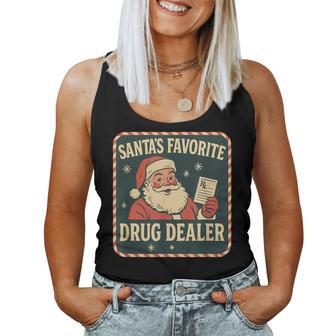 Santa Favorite Drug Dealer Christmas Pharmacy Tech Nurse Women Tank Top | Seseable UK