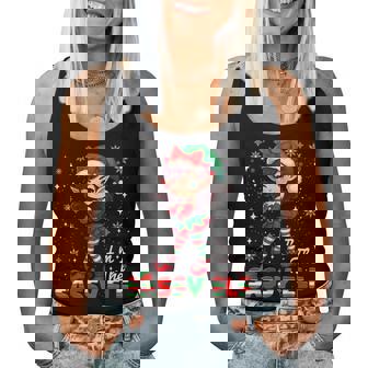 Im The Sassy Elf Cute Snowflake Christmas Xmas Girl Women Women Tank Top | Seseable CA