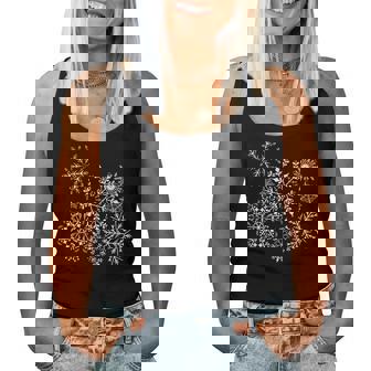 Schneeflockechneefallchnee Winter Fun Tank Top Frauen - Geschenkecke