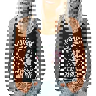 My Shadow Has Four Legs And A Tail Flower Women Tank Top | Mazezy