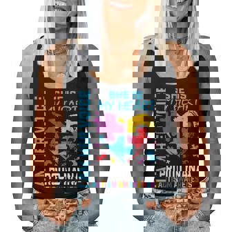 She Is My Heart Autism Awareness Granddaughter Proud Nana Women Tank Top - Thegiftio