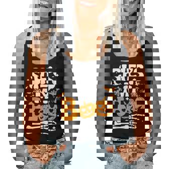 She's My Boo Pumpkin Matching Couple Halloween Women Women Tank Top | Mazezy