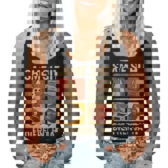 Same Shit Different Hat Retro Vintage Jokes Women Women Tank Top | Mazezy