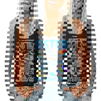 Sister Of The Birthday Boy Tralalero Tralala Family Matching Women Tank Top | Seseable FR