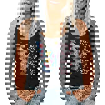 Sisters In Christ Pretty Floral Butterfly Christian Women Tank Top - Thegiftio