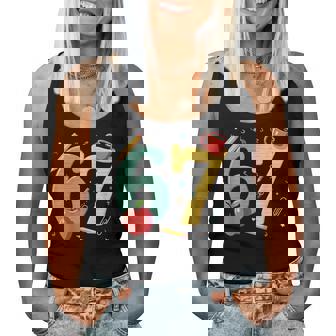 Six Seven 67 Teacher School Meme Vibes Women Tank Top | Seseable FR