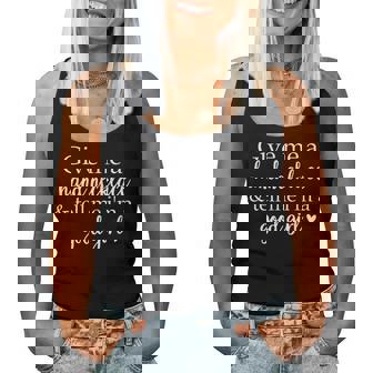 Smutt Book Give Me A Hand Necklace & Tell Me I'm A Good Girl Women Tank Top | Mazezy