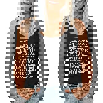 Soccer Sister Here For The Snacks Sister Of A Soccer Player Women Tank Top - Thegiftio