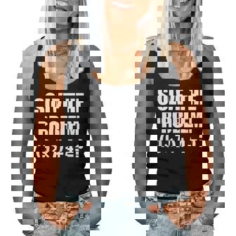 Solve The Problem 67 Meme Six Seven Elementary Math Teacher Women Tank Top | Mazezy