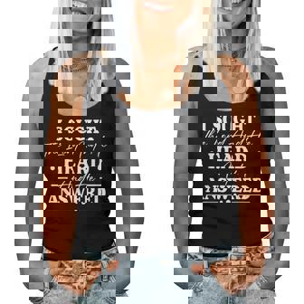 I Sought The Lord And He Heard And He Answered Christian God Women Tank Top | Seseable UK