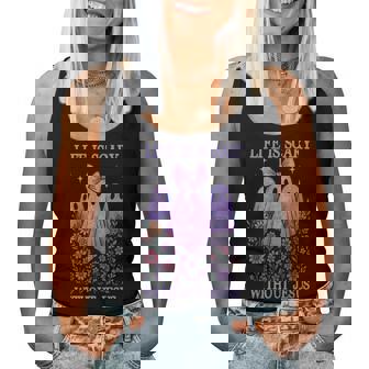 Spooky Life Is Scary Without Jesus Christian Halloween Women Tank Top - Seseable