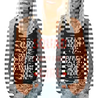 Squad Of The Berry First Birthday Girl Sweet Strawberry Women Tank Top | Mazezy