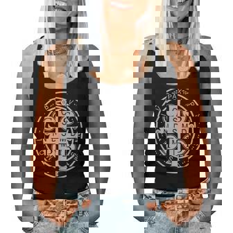 St Benedict Medal Traditional Latin Catholic Christian Women Tank Top - Monsterry