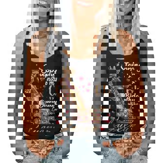 Stepping Into My 61St Birthday Like A Queen 61 Years Old Women Tank Top | Mazezy