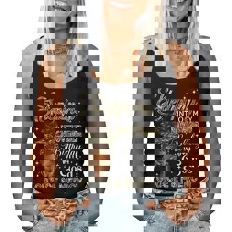 Stepping Into My November Birthday Black Christian Women Tank Top | Mazezy