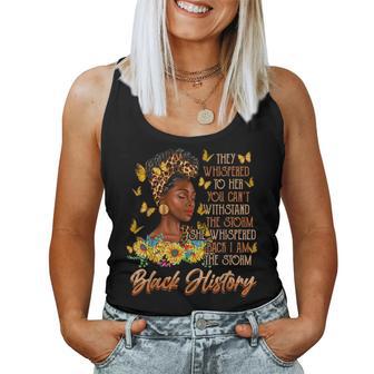 Storm Black History Month Melanin African Africa Queen Women Tank Top - Seseable