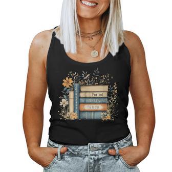 Subtle Book Anti Trump Book Loves Retro Women Tank Top | Mazezy