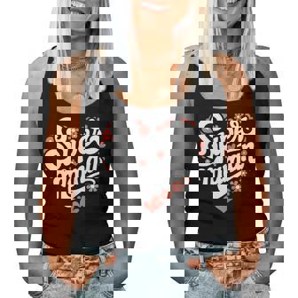 Super Maman Coeur Fleurs Cadeau Mignon Original Mère Débardeur pour femme - Cadeauxyz