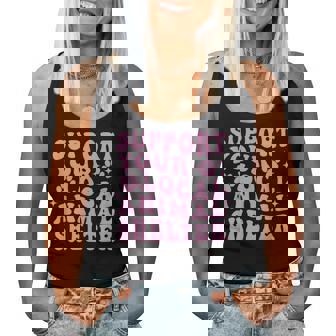 Support Your Local Animal Shelter Rescue Dogs Fur Mama Retro Women Tank Top - Thegiftio