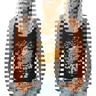 Sweet As Pumpkin Pie Cute Fall Dessert Thanksgiving Girls Women Tank Top | Mazezy