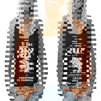 Tardigradearcasmo Cuerpo Pico Rendimiento Humor Gracioso Naturaleza Camiseta sin mangas para mujer - Regaloses