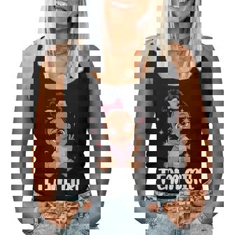 Team Girl Baby Announcement Family Party Women Tank Top - Monsterry