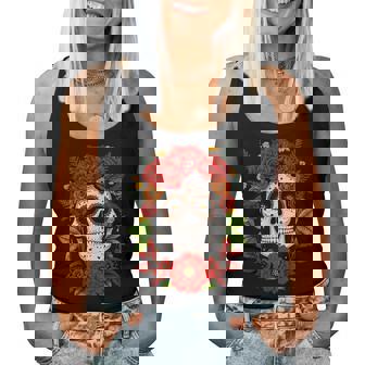 Tête De Mort Mexicaine Dia De Los Muertos Ugarkull Débardeur pour femme - Cadeauxyz