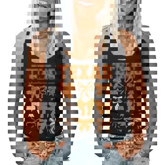 Texas Tx Toddler Girls Coquette Bow Y2k State Pride Women Tank Top - Monsterry