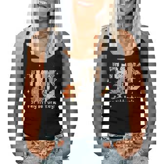 Thankful For My Little Turkeys Thanksgiving Teacher Women Tank Top | Mazezy