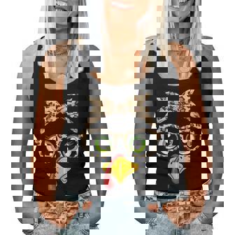 Thanksgiving Outfit For Turkey Leopard Women Tank Top | Seseable CA