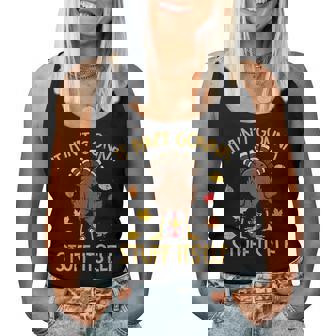 Thanksgiving Turkey Aint Gonna Stuff Itself Fall Men Women Tank Top | Mazezy