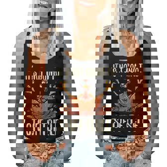 Turkey Split Not Going To Stuff Itself Thanksgiving Women Women Tank Top | Mazezy