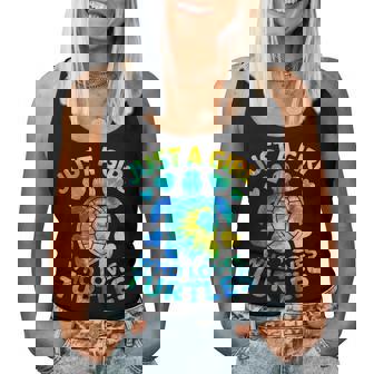 Turtle Tie Dye Just A Girl Who Loves Turtles Women Tank Top - Thegiftio