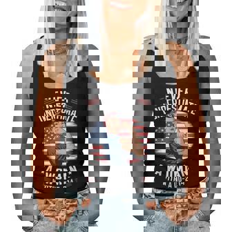 Never Underestimate A Woman With A Dd-214 Veterans Day Mom Women Tank Top - Monsterry