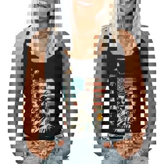 Usa Statue Of Liberty 4Th Of July Party Beer Patriotic Men Women Tank Top | Mazezy