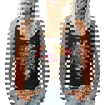 Vase Floralictorien Bouquet Élégant Fleurs De Jardin Débardeur pour femme - Cadeauxyz