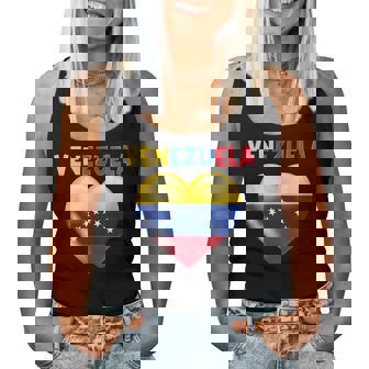 Venezuela Flag Venezuela Heart Venezuelan Flag Women Women Tank Top | Seseable FR