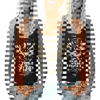 Veterans Day Proud American Flag Veteran Female Veteran Usa Army Veteran Women Women Tank Top - Monsterry