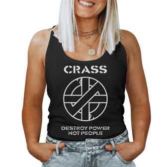 Vintage Destroy Power Not People For Women Women Tank Top - Thegiftio UK