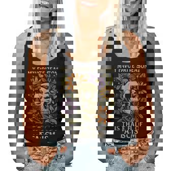 Vintage My Favorite Season Is The Fall Of Fascism Halloween Women Tank Top - Monsterry