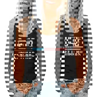 Vintage Ice Out End The Raids Us Flag Distressed Women Women Tank Top | Mazezy