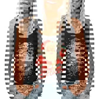 Vintage Santa Claus Believe Christmas Boys Girls Women Tank Top - Monsterry