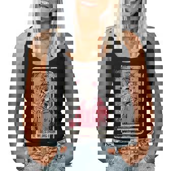 Vintage The Wrestling Mom Tarot Card Skeleton Mama Mom Women Tank Top | Seseable FR