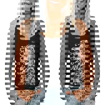 Waifu Anime Horror Girl Aesthetic Women Tank Top - Thegiftio