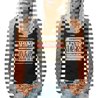 Warning I Have Adhd Humour Adhd Awareness Women Tank Top - Thegiftio