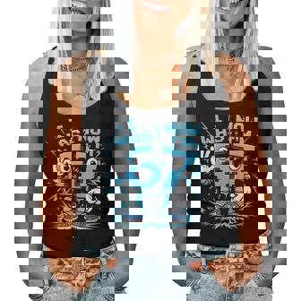 I Was 6 Now I'm 7 67 7歳の誕生日 女の子 男の子 レディースタンクトップ - Kawaiitshirt