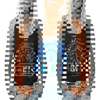 I Wear Blue For Someone I Love Diabetes Awareness Day Women Women Tank Top | Seseable CA