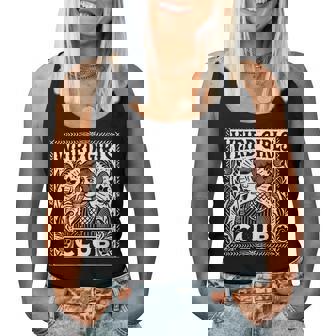 Weird Girls Club Vintage Linocut Retro Introvert Aesthetic Women Tank Top | Seseable CA