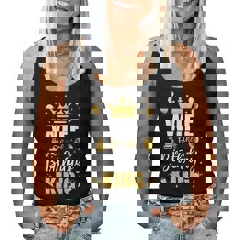 Wife Of The Birthday King Boys Bday Party For Him Women Tank Top | Mazezy